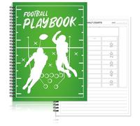 gisgfim Cuaderno de jugadas de fútbol de 8.5 x 11 pulgadas, planificador de práctica de fútbol, entrenadores, diario, ejercicios de entrenamiento, accesorios, plan de regalo y revisión para jugadores