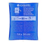 Gisinti - Set de compresas de gel frío y calor, reutilizable, hecho en Italia, apto para congelador y microondas, 1 unidad, 14 x 24 cm