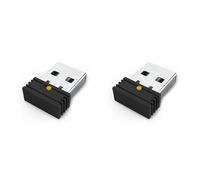 Gisoanudt 2X Ratón USB Jiggler Desplazador de Ratón Computadora Automático IndeTectable Jiggler Simulator Movimiento Ratón Mantiene el Ordenador Despierto