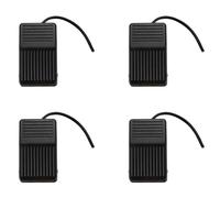 Gisoanudt 4X 220V 10A SPDT Antiderapant Plástico Momentanee Eléctrico Potencia Pedal Interruptor