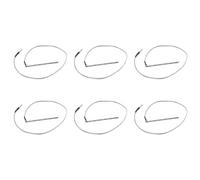 Gisoanudt 6X 6 Cuerdas Alta Sensibilidad Guitarra Acústica Puente Sillín Tallo Piezo Metal Varilla Folk Guitarras Pick-Up Guitarra Accesorios