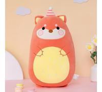 Gisqis Peluche Zorro Suave Cojines Zorro de Peluche Juguetes de Peluches Zorrito Bebe Kawaii Almohada Infantil Niños Niñas Cumpleaños Regalo 44cm Naranja