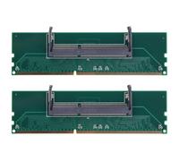 Gissroys 1 par de adaptadores rápidos DDR3-SO DIMM a DIMM, velocidad de transferencia de 5 Mbps para un funcionamiento eficiente del escritorio, compatibilidad universal, adaptador universal