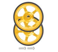 Gissroys 1 par de rodamientos de bicicleta Push Wheel Trasero Rack Extensión Barra telescópica Rueda para versátil ciclo de bicicleta