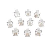 Gissroys 10 clips de reparación de conectores RJ45, cubiertas para cables Ethernet Cat5e Cat6 compatibles para uso doméstico, reparación doméstica