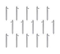 Gissroys 15pcs Watch Band Pins Profesional Herramienta de Acero Inoxidable Herramienta Reloj Correa Izquierda Pines Reemplazo Para Relojeros Venta Rápida Barra de Muelle, 12 mm.