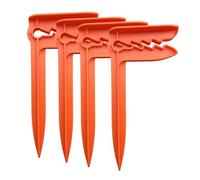 Gissroys 4 alfombrillas de pícnic, estacas de ancla, pinzas para esteras de playa, soporte para manta de pícnic, soporte para toallas, arena para exteriores, herramienta de camping, estacas de anclaje