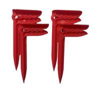 Gissroys 4 alfombrillas de pícnic, estacas de ancla, pinzas para esteras de playa, soporte para manta de pícnic, soporte para toallas, arena para exteriores, herramienta de camping, estacas de anclaje