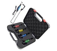Gissroys 4PCS Pesca Cadena Puntadas Indicadores Atacante Alarma Percha Detectores de Plástico