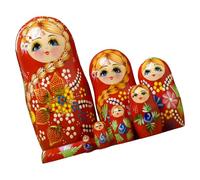 Gissroys 7Layers Russian Matryoshka Anidación Muñecas Juguetes Apilables Interactivos Figuras Artesanales Tradicionales Colección Decorativa Artes Folclóricas Culturales