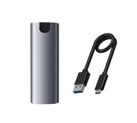 Gissroys Adaptador de carcasa de unidades sólidas NVME a USB 3.1 B-Key M-Key B+M Key Solid Drives Enclosure para 2230/2242/2260/2280