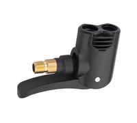 Gissroys Adaptador de doble cabeza para inflador de neumáticos, conexión rápida, liberación de aire, inflación rápida en aventuras al aire libre, viajes, mantenimiento de neumáticos