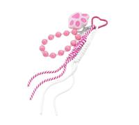 Gissroys Adorable llavero de fresa acrílico, moda PU bolsas encanto llavero, accesorio práctico, metal garras gato colgante del bolso, a