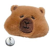 Gissroys Adorkable Capybaras - Diadema peluda para bailes de graduación, cumpleaños, divertida, para el pelo, clip para el pelo