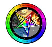 Gissroys Alfombrilla de ratón con diseño de estrella, mantel de goma, decoración de escritorio, cojín para cartas del tarot, juego de mesa de fiesta, astrología, péndulo
