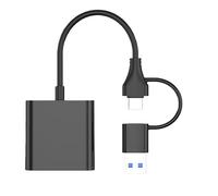 Gissroys Aluminio CFE B USB3.2 Gen2 Reader 10 Gbit/s Transferencia de Datos Portátil para y Portátiles Fotografía Profesional Adaptador de Tarjetas