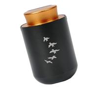Gissroys Ataúd de ceniza para mascotas urna ataúd para mascotas mascotas urna para cenizas/cabello simple vidrio cenizas cenizas pelo contenedor acero inoxidable