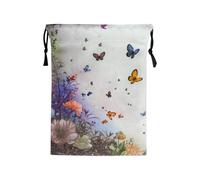 Gissroys Bolsa de almacenamiento de dados suave con cordón, bolsa de almacenamiento para joyas, runas, organizadores para tarots y oráculos, soporte duradero para baraja, Fhr133, Talla única