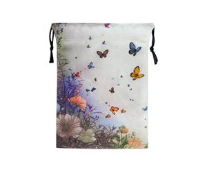 Gissroys Bolsa de almacenamiento de dados suave con cordón, bolsa de almacenamiento para joyas, runas, organizadores para tarots y oráculos, soporte duradero para baraja, Fhr133, Talla única