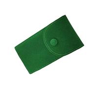 Gissroys Bolsa de reloj de terciopelo portátil, bolsa de almacenamiento con botones a presión, organizador individual, estuche de viaje, regalo para hombres y mujeres, bolsa de almacenamiento para