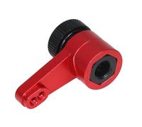 Gissroys Brazo de servo ajustable para mando a distancia Crawler Black Upgrade Partes para 1/10 Control Remoto Crawlers Heavy Duty Servo Saver