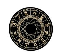 Gissroys Cambiar Esteras de Dios Baño Constelaciones Astrología Péndulo Gráfico Estera Compensación Meditaciones Decoración Tarots Pad Tarots Mantel de Goma