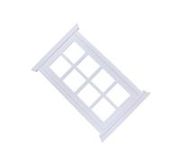 Gissroys Casas de muñecas blancas para ventana para niños seguros, proyectos creativos, casas de muñecas, accesorios, arquitectura en miniatura