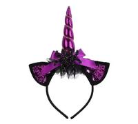 Gissroys Cinta decorativa de Navidad Festival PartyProp Unicornio Horno Tocado Niños Headhoop Party Props Accesorios de vestuario Adornos de Navidad para Mujeres Niños Celebraciones Familiares