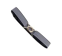 Gissroys Cinturón elástico con hebilla de metal, cintura ajustable de poliéster suave para hombres y mujeres, pantalones de maternidad para vaqueros, seguro para alérgicos, cómodo, uso diario
