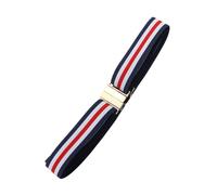Gissroys Cinturón elástico con hebilla de metal, cintura ajustable de poliéster suave para hombres y mujeres, pantalones de maternidad para vaqueros, seguro para alérgicos, cómodo, uso diario
