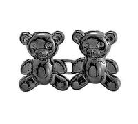 Gissroys Clip de oso desmontable para mujer, pantalones de falda, pantalones vaqueros, botón de pantalón reutilizable, sin costura, hebillas de cintura ajustables, alargador de oso, bufanda de clip