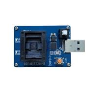 Gissroys Conector de programación USB EMMC153 Burning Socket Convertido en USB Fotos Actualizaciones para Programador y Adaptador para Sistemas Integrados