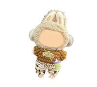Gissroys Conjunto de ropa de muñeca para muñecas de 17 cm sentado promueve las habilidades sociales y la cuenta de los niños juegos de rol, juego de vestir, ropa de anime