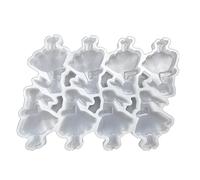 Gissroys Corazón muñeco de nieve conejo piruleta de caramelo molde pastel pastelería herramienta para hornear chocolate postre moldes de silicona antiadherentes moldes de chocolate diferentes formas