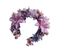 Gissroys Coronas de flores multiusos para el cabello, accesorios de moda inspirados en China, diseños para eventos especiales y uso diario