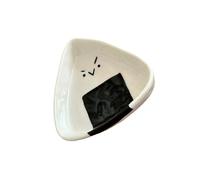 Gissroys Cuenco de salsa de cerámica triangular, perfecto para mejorar la experiencia de comer sushi y bentos