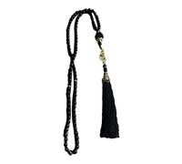 Gissroys Cuentas de oración Tasbih de 6 mm, pulseras redondas de 99 cuentas de colores, accesorios de joyería, pulsera de perlas para hombres, rosario para cadena, talla única, como se describe