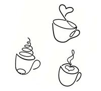 Gissroys Decoración de café de cocina, letrero de café de metal para arte de pared del hogar y decoración única de café de cocina, letrero de café de metal para arte de pared del hogar y regalo único