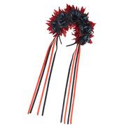 Gissroys Diadema de crisantemo para Halloween, cómoda diadema para fiestas de disfraces y eventos festivos, diadema de Halloween con flores realistas
