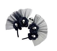 Gissroys Diadema de flores para Halloween, Cincos Des Mayoes Party Kostüm Dias des Los Muerto Headstücksfotografie Requisiten Frauen Halloween Dia De Los Muerto Party Kostüm