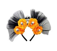 Gissroys Diadema de flores para Halloween, Cincos Des Mayoes Party Kostüm Dias des Los Muerto Headstücksfotografie Requisiten Frauen Halloween Dia De Los Muerto Party Kostüm