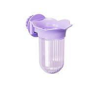 Gissroys Dispensador de alimentos para loros base de almacenamiento de agua para hierbas sanitarias a prueba de fugas soporte de poliestireno contaminación proveedor gratuito de aves