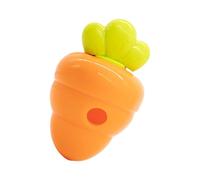 Gissroys Dispensador interactivo de golosinas para perros, juguete de ejercicio en forma de zanahoria, alimentador para perros, entrenamiento en interiores, hábitos alimenticios para mascotas, juguete