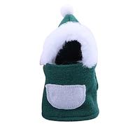 Gissroys Divertida ropa de Papá Noel con diseño de pájaros, traje volador, loros, disfraz de Navidad, cosplay, gorro de invierno cálido con capucha para cacatúas, pájaros para periquitos, cacatúas