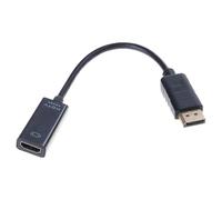 Gissroys El adaptador DisplayPort a HDMI de 1080P soporta resolución de hasta 4K con conectores de placa dorada para una conexión sin problemas