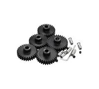Gissroys Engranaje de acero de alta resistencia 1.5 motor modular piñón con orificio de 8 mm 11T 16T 21T 26T opciones precisión motor de corte para ejecuciones remotas Gear Upgrades parte