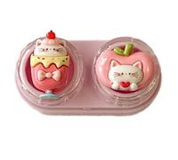 Gissroys Estuche de lentes de contacto y herramienta de extracción de tamaño compacto de goma para lentes de ojos invitación fácil de llevar dispositivos contactos seguro y amigable kit de