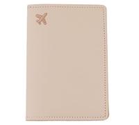 Gissroys Funda funcional de piel sintética para pasaportes con bordado, tarjeta de viaje de moda para guardar documentos seguros, organizador de viaje de moda, caqui, Belleza masiva