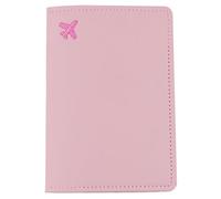 Gissroys Funda funcional de piel sintética para pasaportes con bordado, tarjeta de viaje de moda para guardar documentos seguros, organizador de viaje de moda, c, Belleza masiva