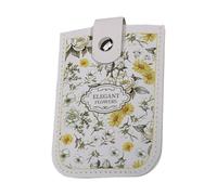 Gissroys Funda para tarjetas de gran capacidad organizador de tarjetas de cuero resistente al agua para la oficina escolar viajes uso funda de cuero impermeable, c